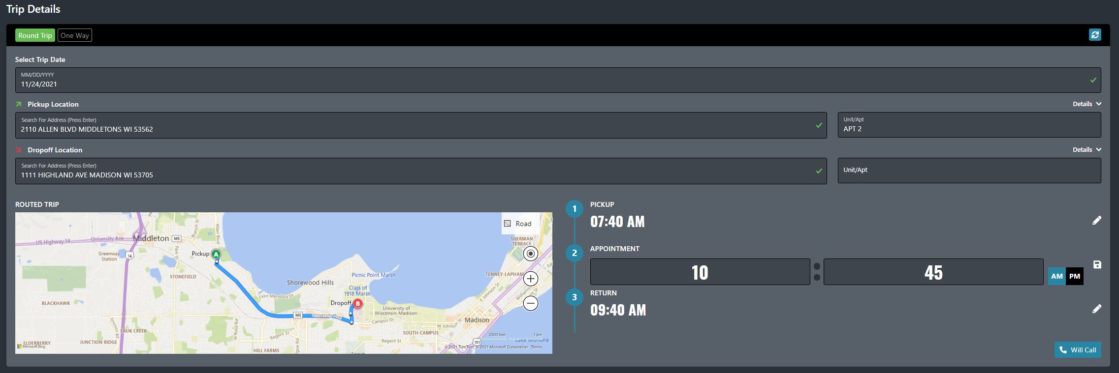 Passenger Intake Documentation 9