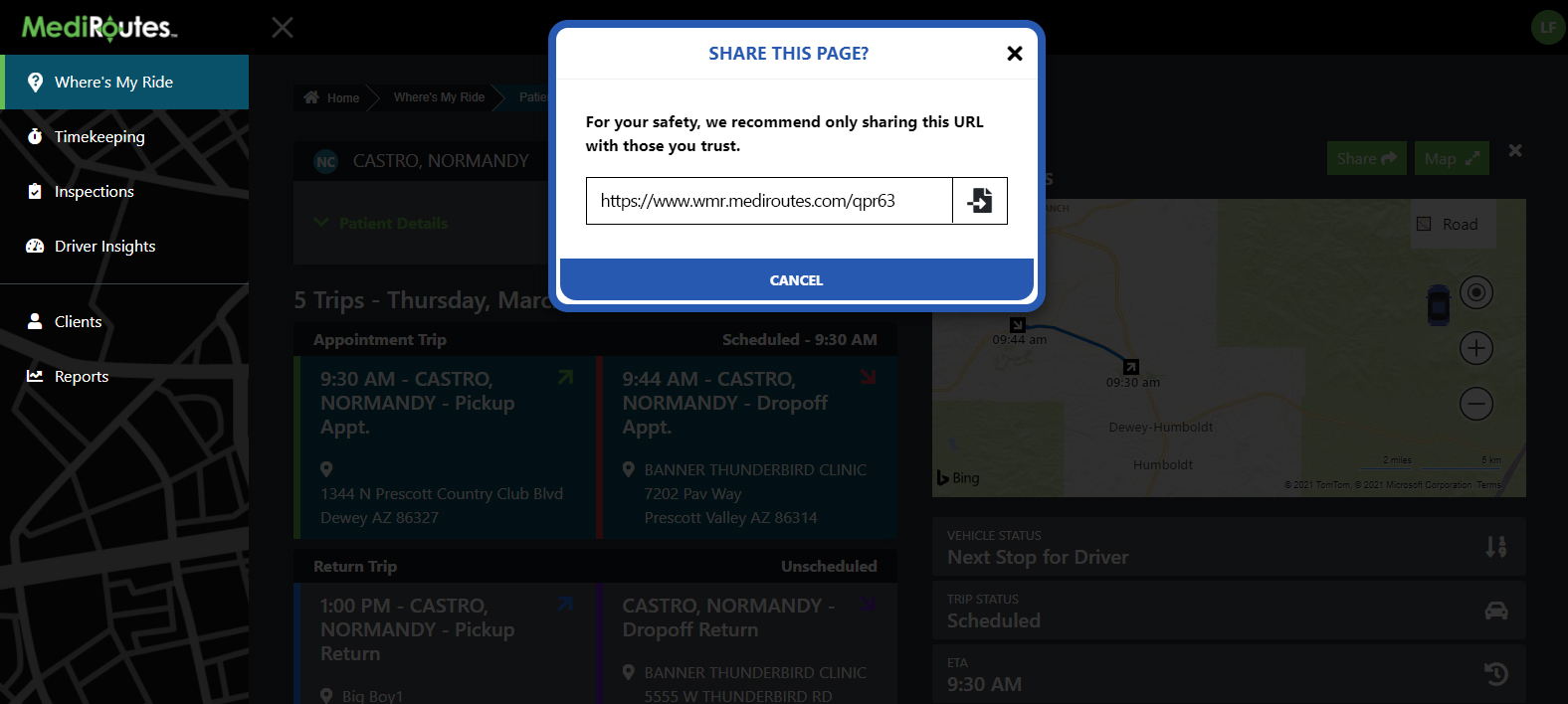 WMR Passenger Portal Step 3